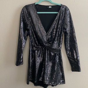 Sequin Sparkly Romper